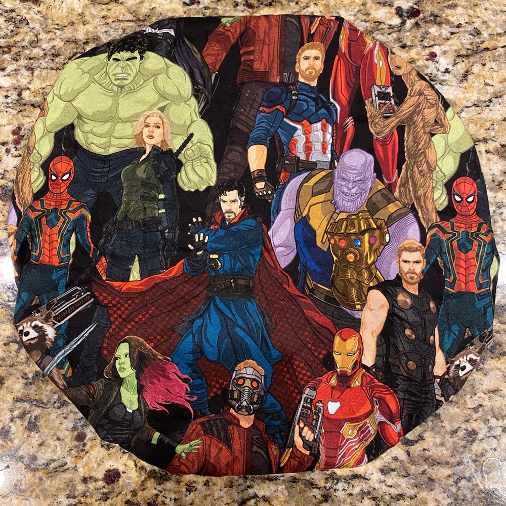 Avengers Bouffant Scrub Hat